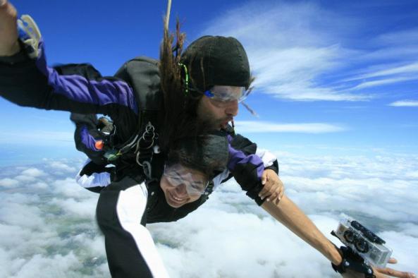 Sky Diving - Yes would definitely do again. When do you want a buddy? lol
